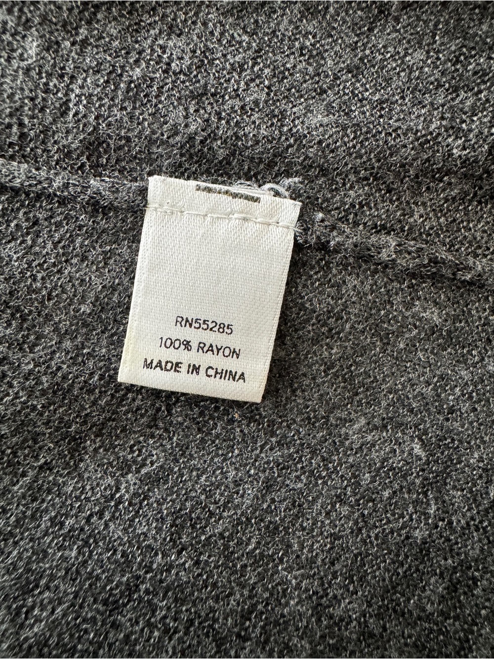 Express Dark Gray Ruffle Open-Front Cardigan - Picture 9 of 13
